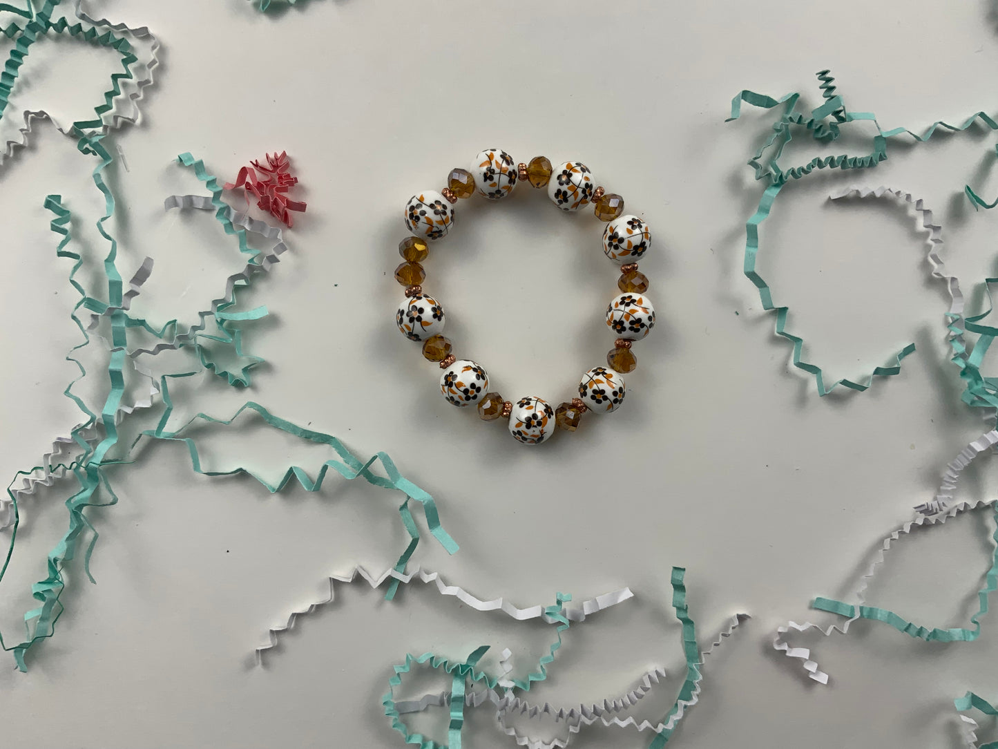 Floral fall bracelet🍁
