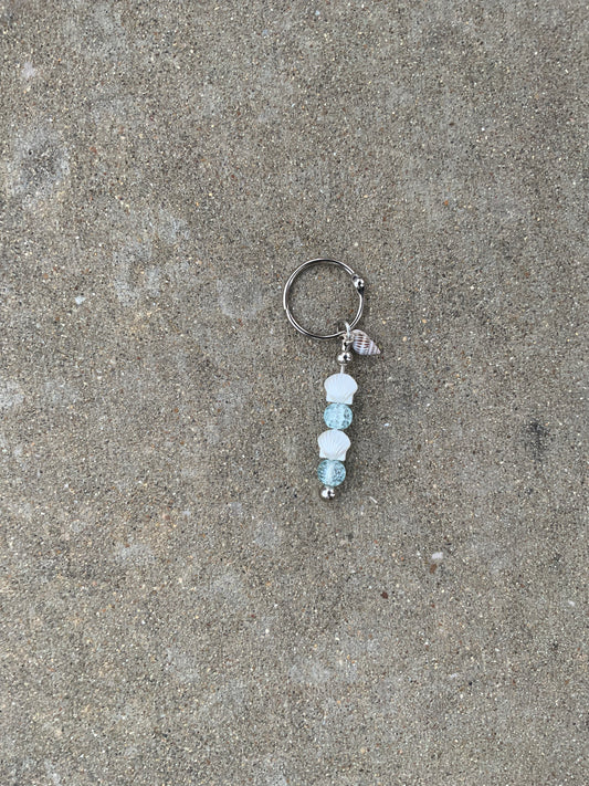bubble shell keychain 🫧