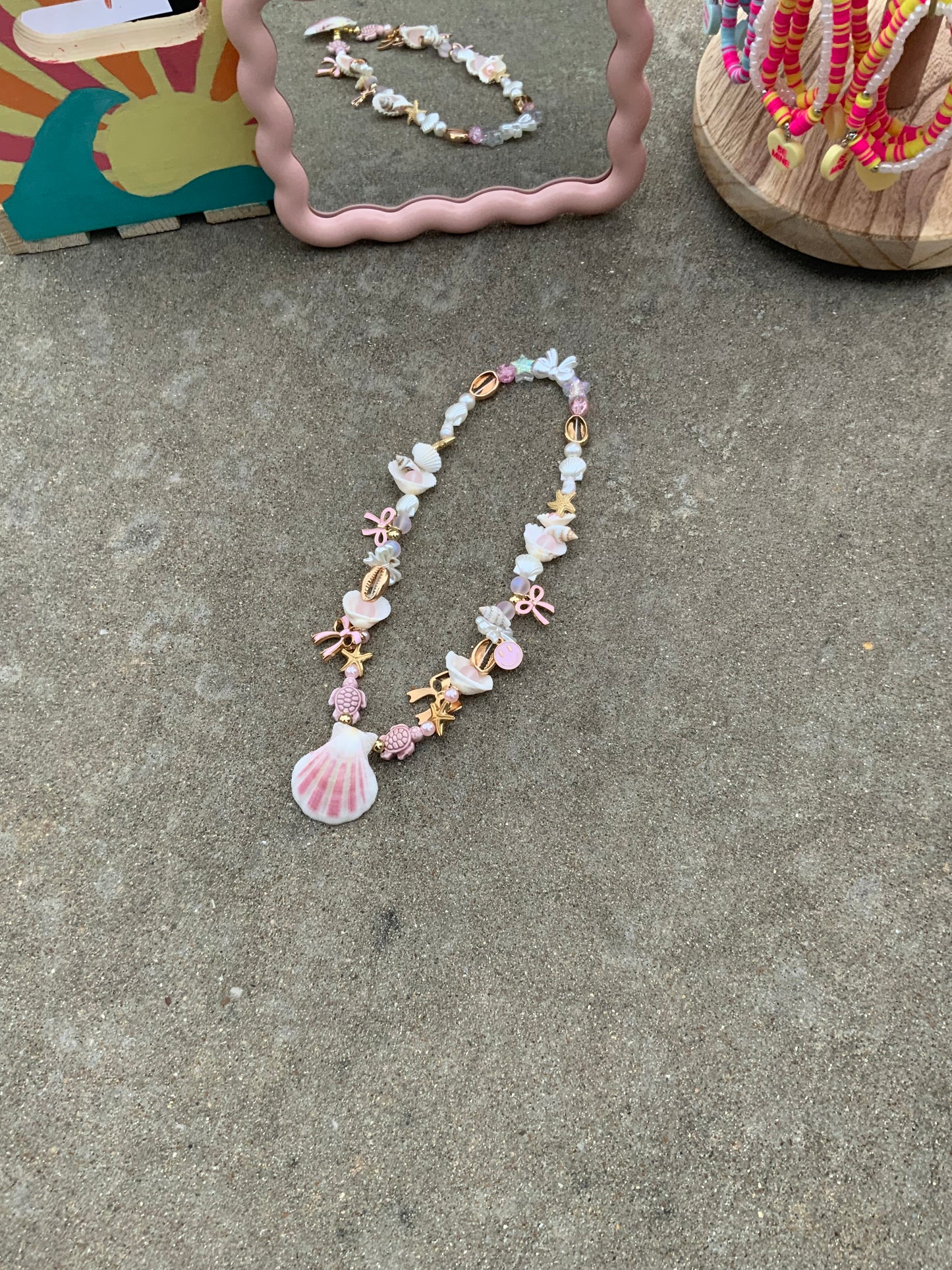 Bikini blush necklace🪷