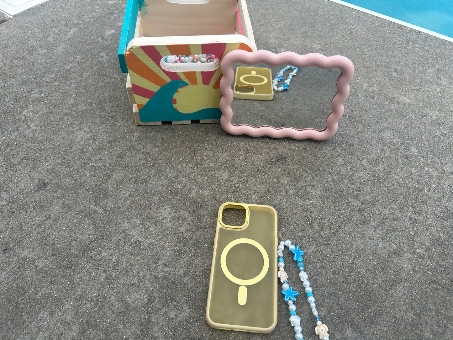 Daytona beach phone charm