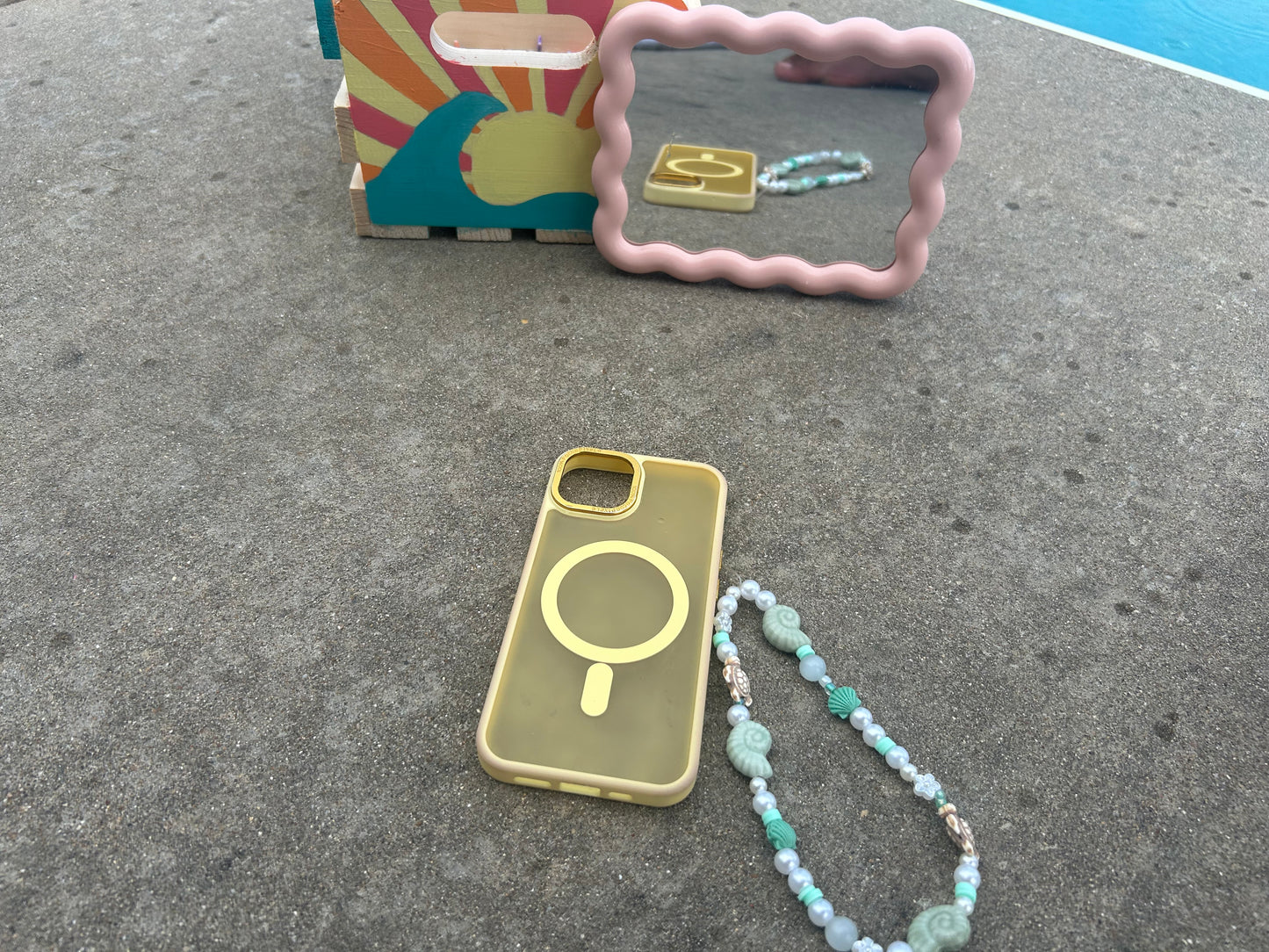 Myrtle beach phone charm