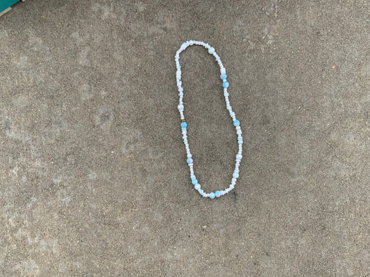 Snow on beach necklace ☃️